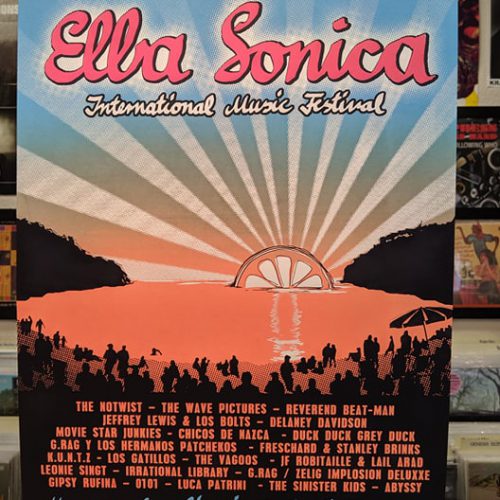 Siebdruck-Poster Elba Sonica 2019